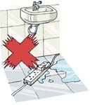 Avoid using any extension unit in a wet or humid environment Avoid using any extension unit in a wet or humid environment