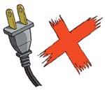 Do not buy or use any electrical appliance which is fitted with a 2-pin plug unless the appliance is fitted with a 2-round-pin plug which complies with safety standard BS4573 or EN50075 Do not buy or use any electrical appliance which is fitted with a 2-pin plug unless the appliance is fitted with a 2-round-pin plug which complies with safety standard BS4573 or EN50075
